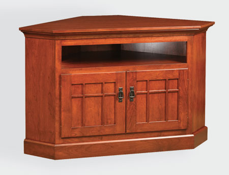 Mission Style Corner Tv Stands For Flat Screen Tvs